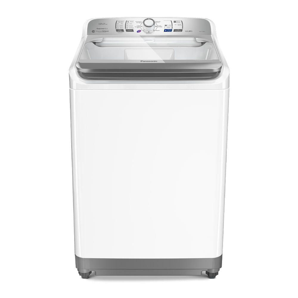 Máquina de Lavar Panasonic Função Vanish 12kg Branco - NA-F120B1W 110V