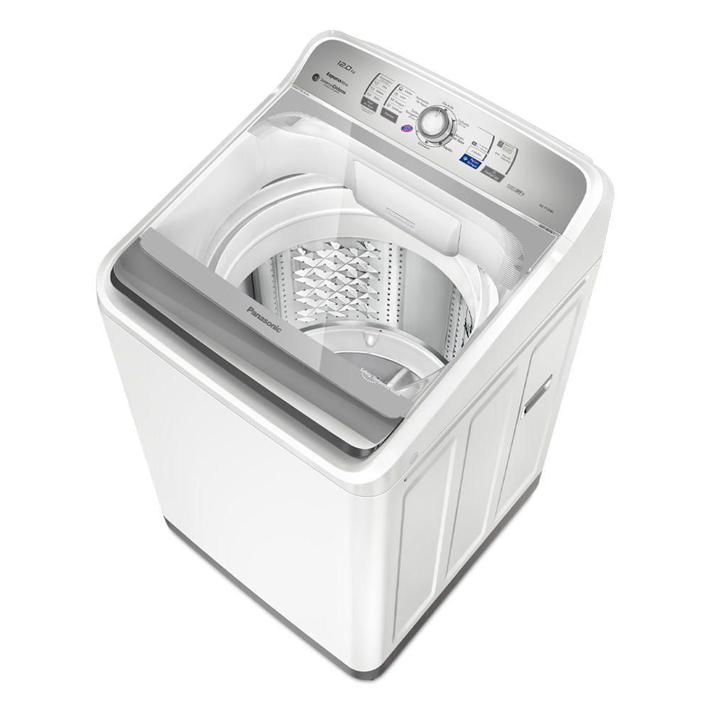 Máquina de Lavar Panasonic Função Vanish 12kg Branco - NA-F120B1W 110V