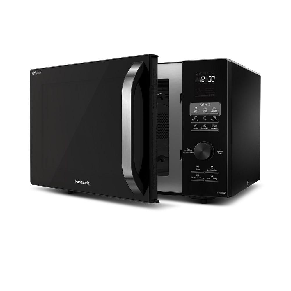 Forno Microondas 4 Em 1 Panasonic 30L Preto - NN-CD89NBRU 127V