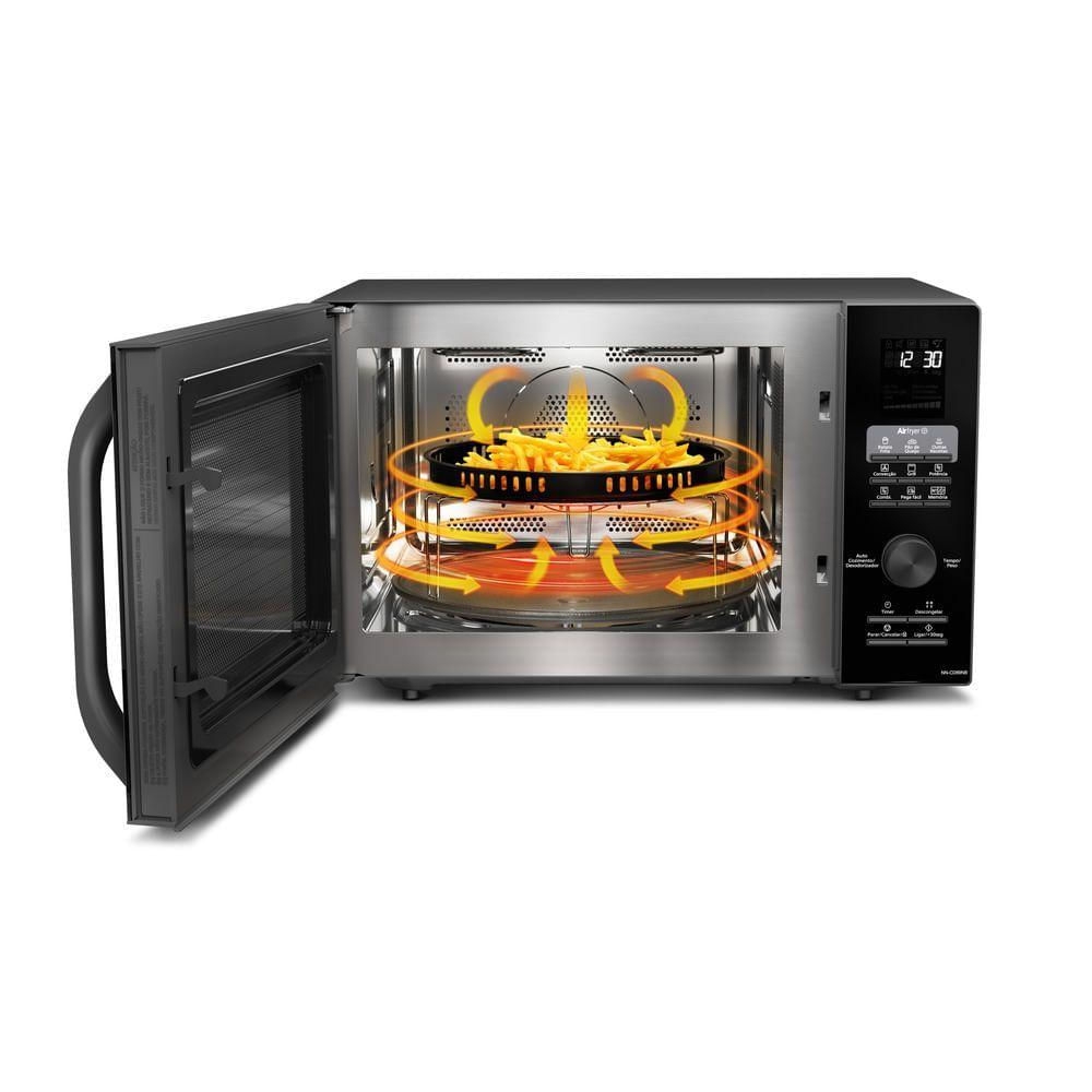 Forno Microondas 4 Em 1 Panasonic 30L Preto - NN-CD89NBRU 127V