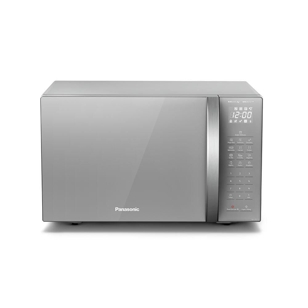 Micro-ondas Panasonic Tecnologia Antibactéria AG 34L Inox - ST67LSRU 110V