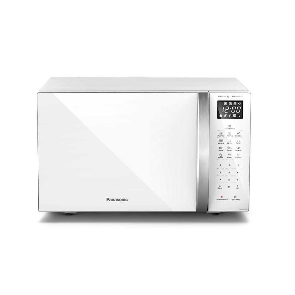 Micro-ondas Panasonic Dupla Refeição 34L Branco - ST65LWRU 110V