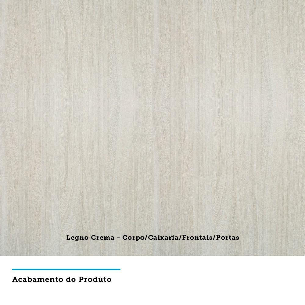 Nicho Microondas Luciane 60 Cm Lis Legno Crema