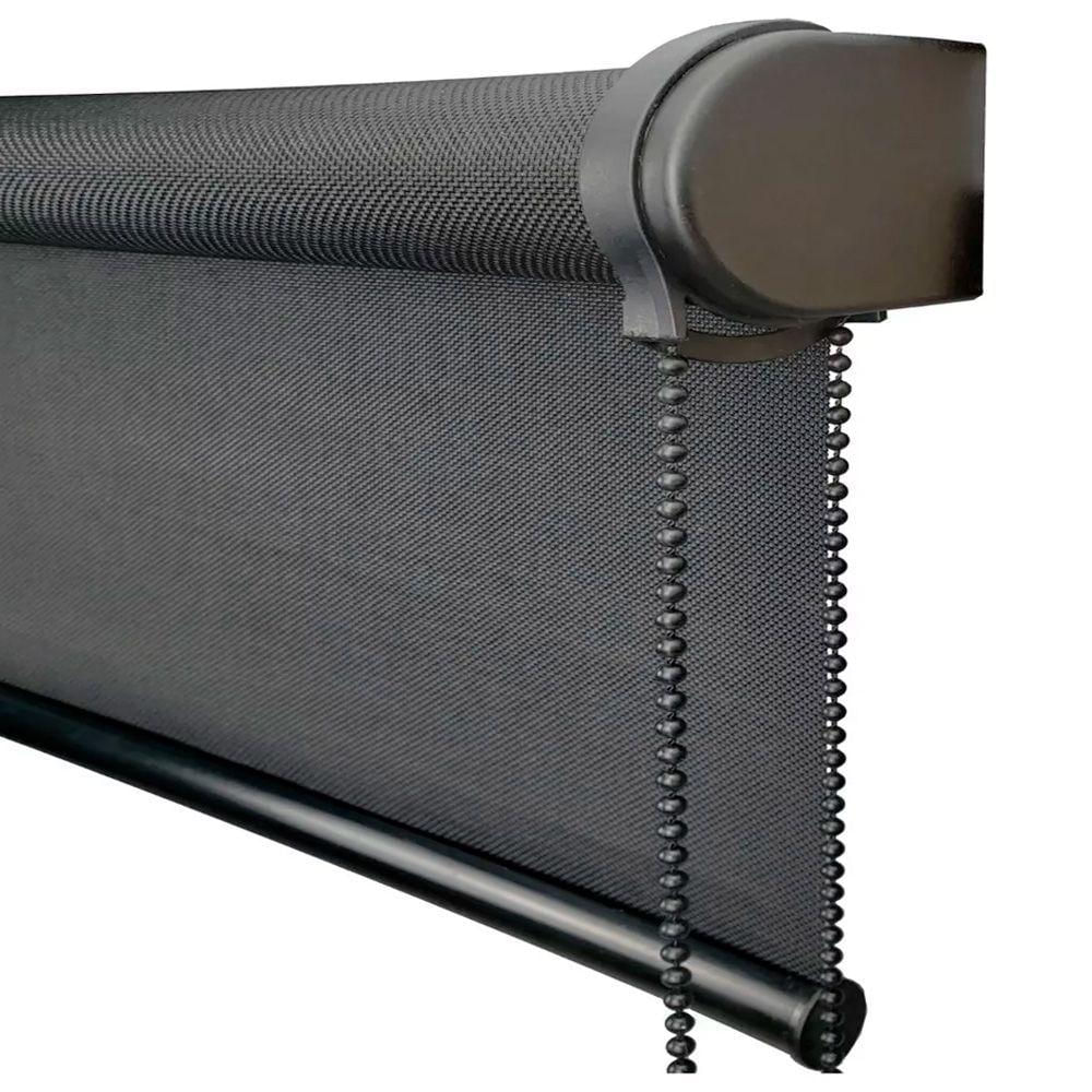 Persiana Rolo Screen 3% Preto - 2,30m X 1,40m