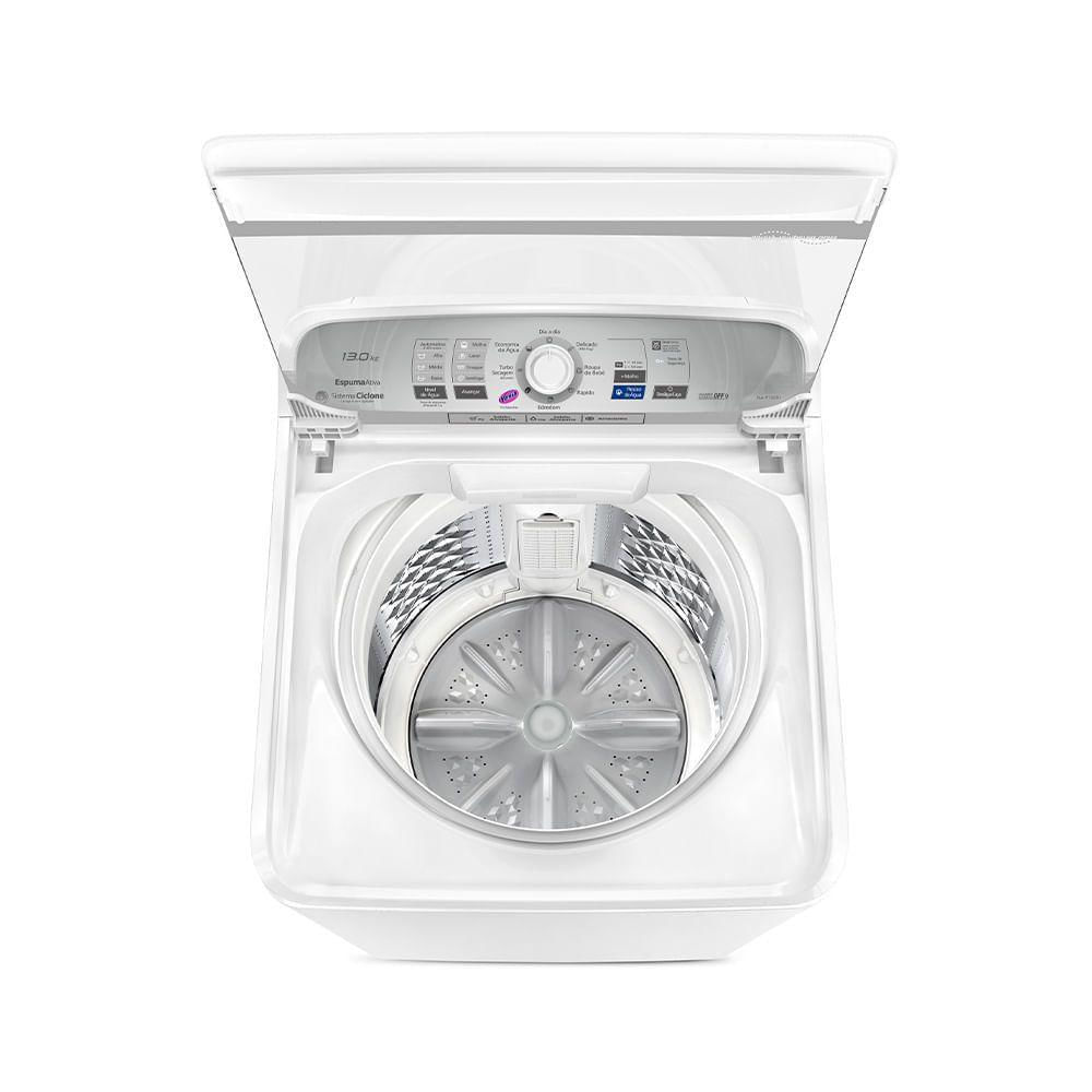 Máquina de Lavar Exclusiva Panasonic Função Vanish 13kg Branco - NA-F130B1W 110V