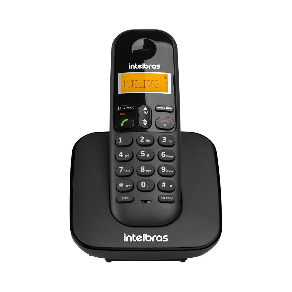 Telefone sem Fio Intelbras TS 3110 Preto