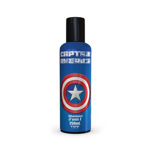 Kit Shampoo 2 em 1 e Desodorante Capitão América