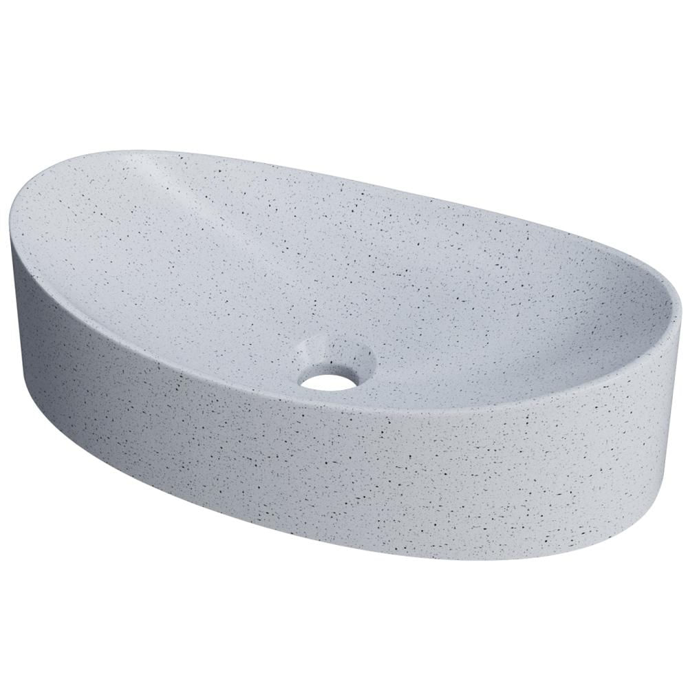 Cuba de Apoio Canoa Para Banheiro Lavabo C01 BC47W Branco Granit - Lyam