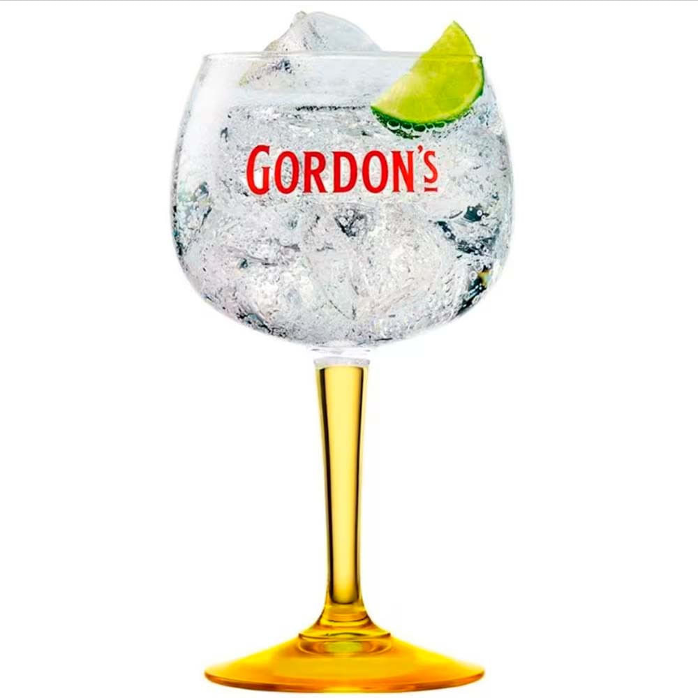 Conjunto de Taças para Gin Gordons 600 ml 2 Peças Amarelo com Transparente