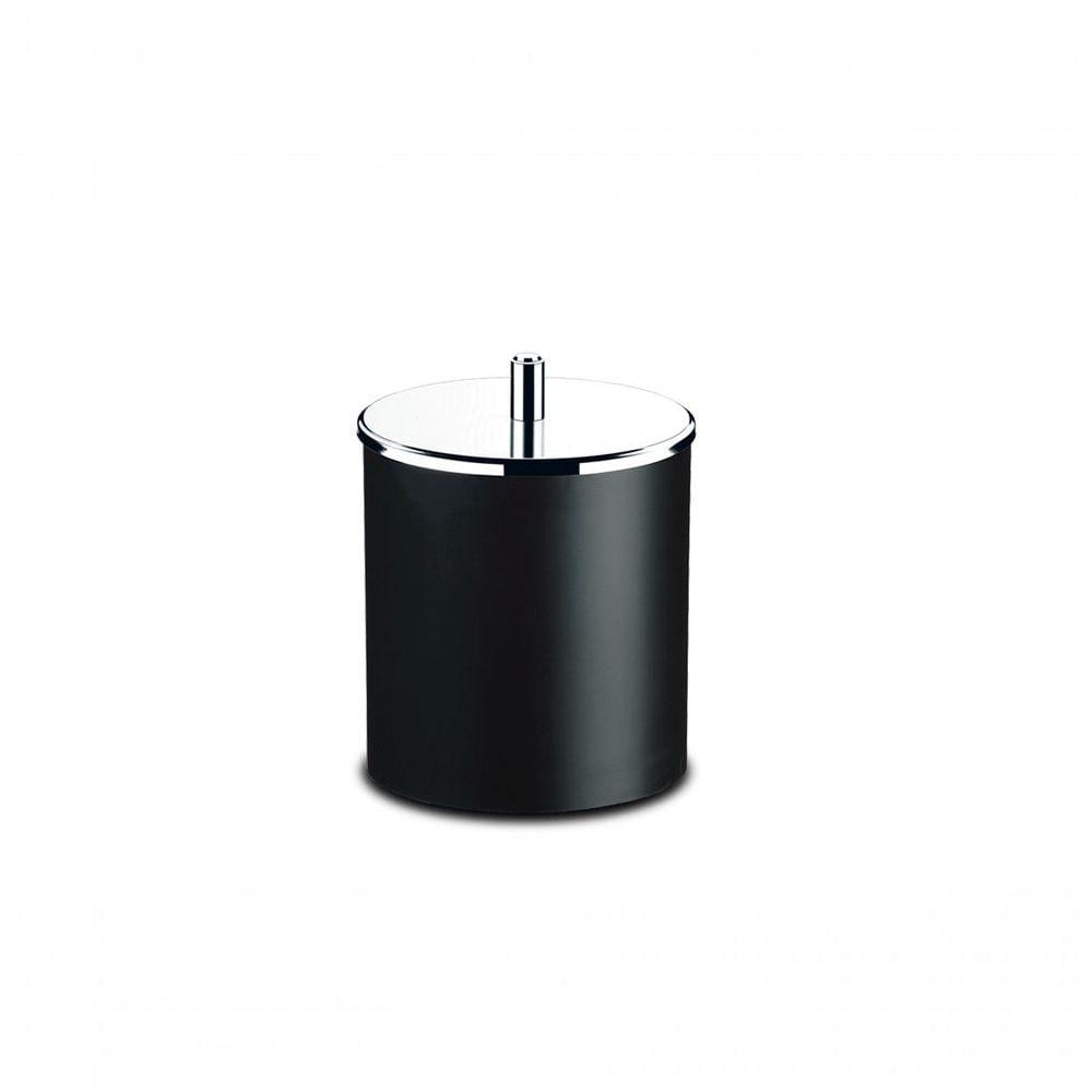 Lixeira Pp Tampa Inox ø 18,5 X 23 Cm Preto Brinox