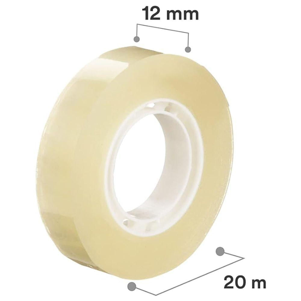 Fita Adesiva Transparente 12mm X 20m Com 2 Rolos Scotch 3m