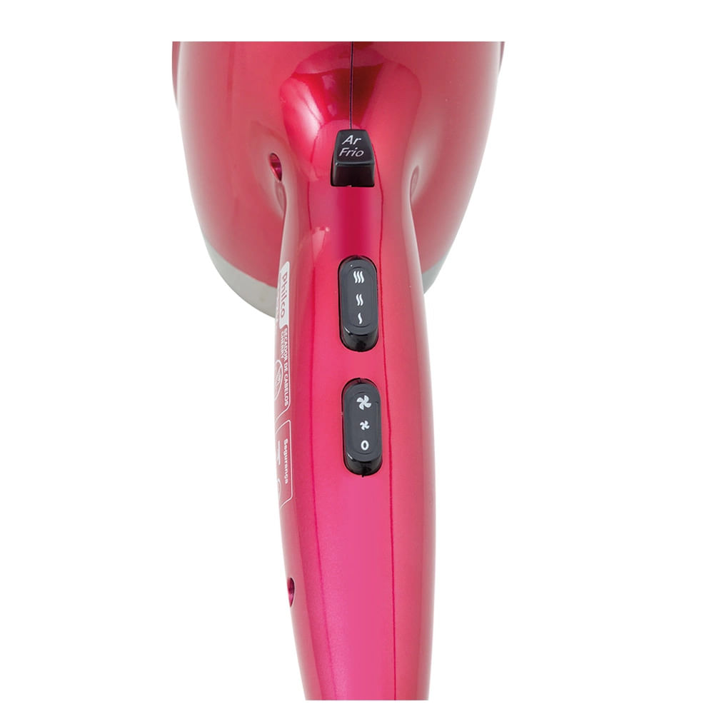 Secador de Cabelo Philco Cherry Vermelho - 2100W