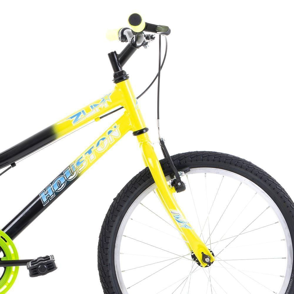 Bicicleta Houston Zum Aro-20 Freios V-brake Amarelo E Preto