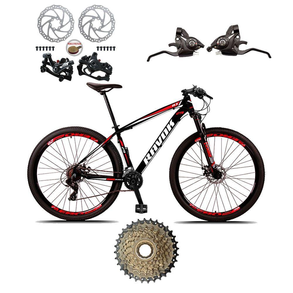 Bicicleta Mountain Bike 21 Velocidades Alavanca Alumínio Cinza Quadro 21"