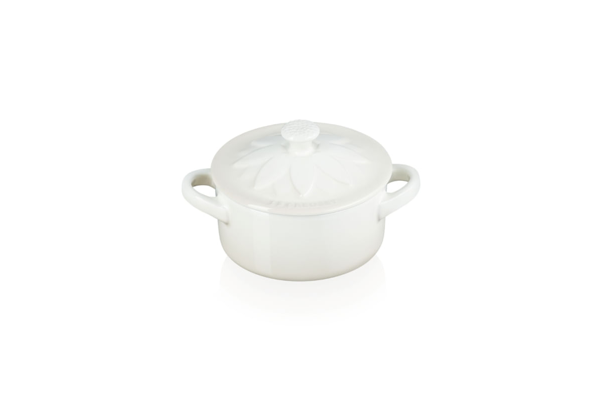 MINI COCOTTE SUNFLOWER LE CREUSET EM CERÃMICA 10CM 250ML