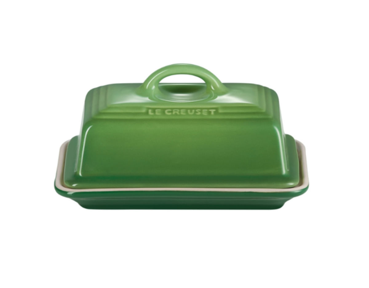 MANTEIGUEIRA ESTILO EUROPEU 17,5CM LE CREUSET EM CERÂMICA VERDE BAMBU 70837174080000