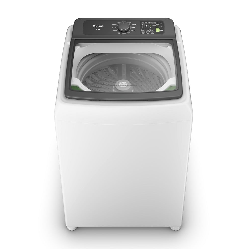 Máquina de Lavar Consul 15Kg com Modo Eco Branca CWN15ABBNA– 220 Volts 220 Volts
