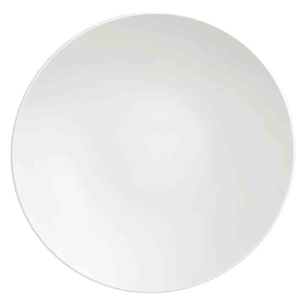 Conjunto com 6 Pratos de Sobremesa Tramontina Sophia em Porcelana 21 cm Branco