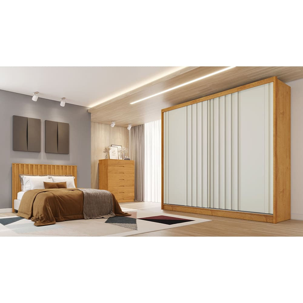 Guarda-Roupa Europa Mademarques Córdoba 2 Portas 4 Gavetas 226 cm