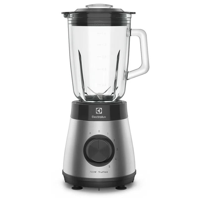 LIQUIDIFICADOR ELECTROLUX C/ COPO DE VIDRO E TECNOLOGIA TRUFLOW EXPERIENCE 700W 127V EBS30