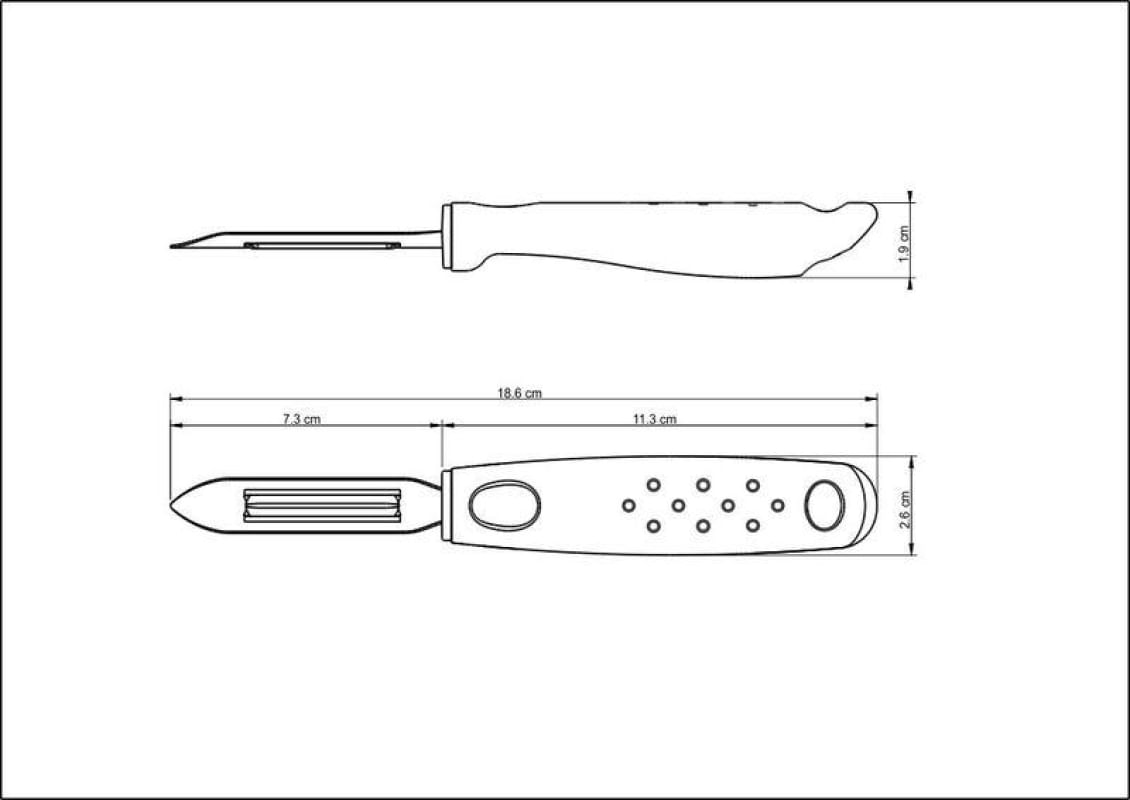 Descascador Batatas Azul Inox Utilita Tramontina