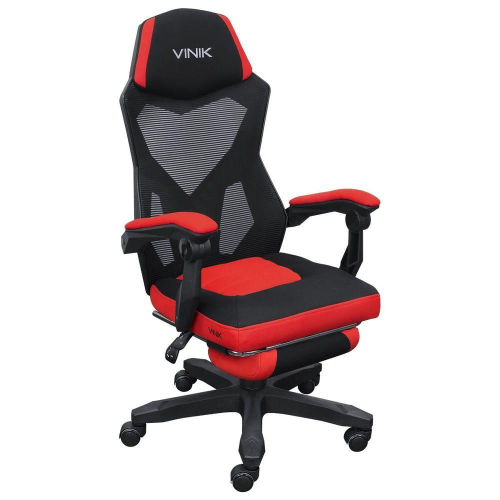 Cadeira Gamer Rocket Preta Com Vermelho - Cgr10pvm