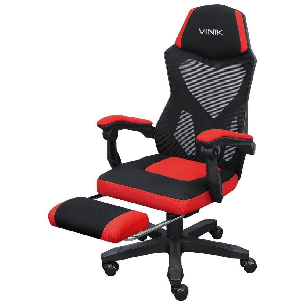 Cadeira Gamer Rocket Preta Com Vermelho - Cgr10pvm