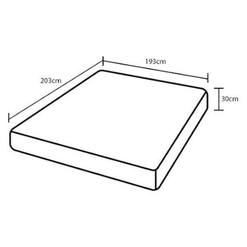 Colchão King Size Sublime com Molas Ensacadas e Espuma D20 Americanflex Bege