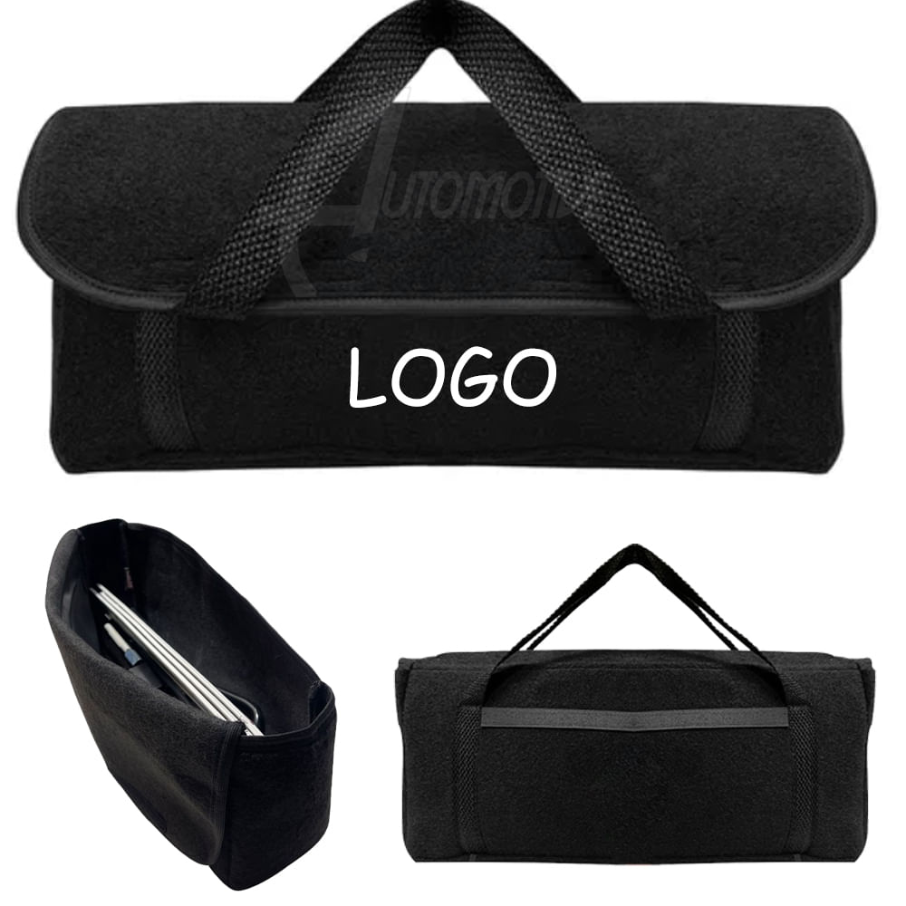 Bolsa Maleta Ferramentas Carro Porta Malas Carpete Logo GM