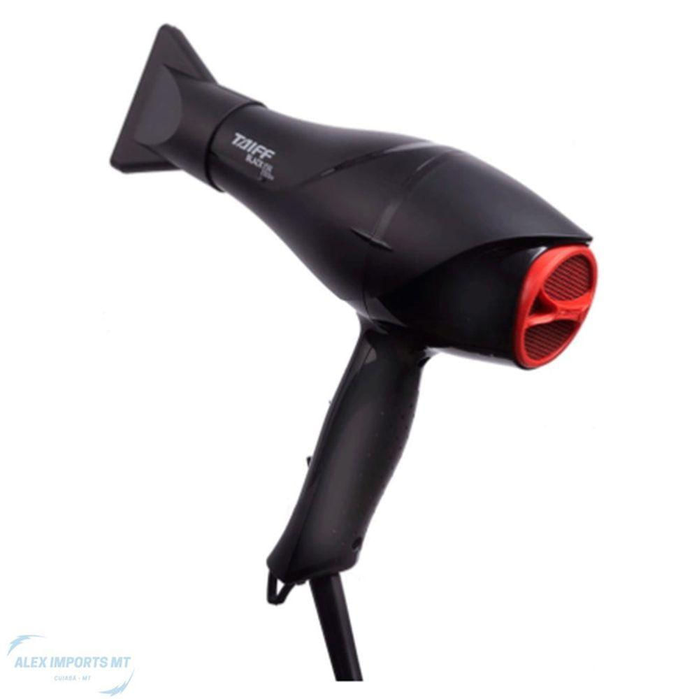 Secador De Cabelo Taiff Black Ion 2000W Para Profissional 220