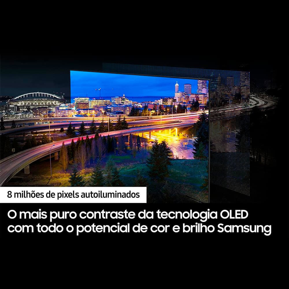 Smart TV 65 OLED 4K Samsung QN65S90DAEXZD Preto / Bivolt