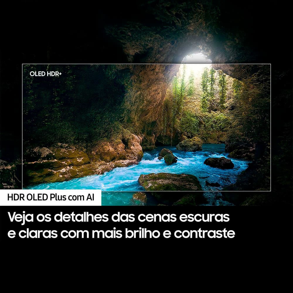 Smart TV 65 OLED 4K Samsung QN65S90DAEXZD Preto / Bivolt