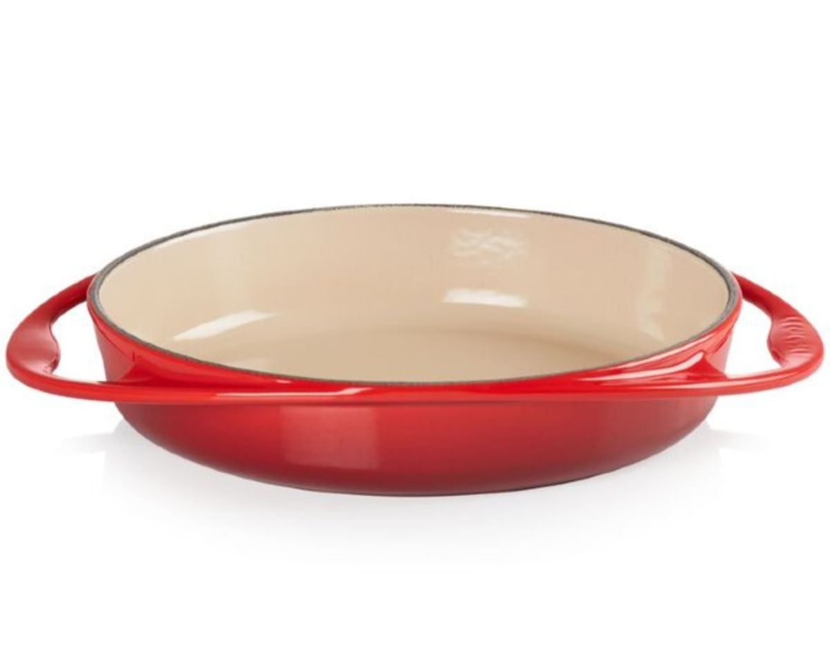 KIT LE CREUSET ASSADEIRA TARTE TATIN 28CM E BOWL DE PREPARO 2L VERMELHO