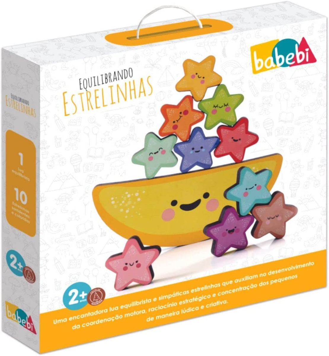 Brinquedo Educativo Equilibrando Estrelinhas Babebi - 6031