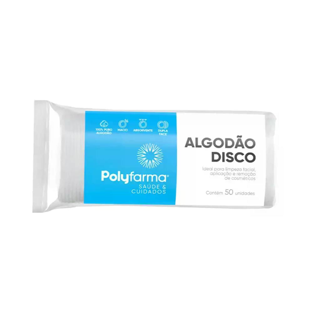 Algodão Disco C/50 Polyfarma