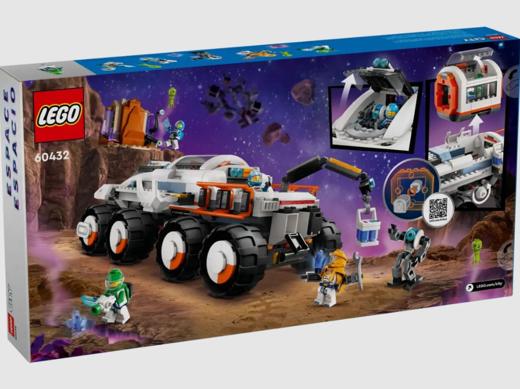 Command Rover e guindaste carregador - Lego 60432