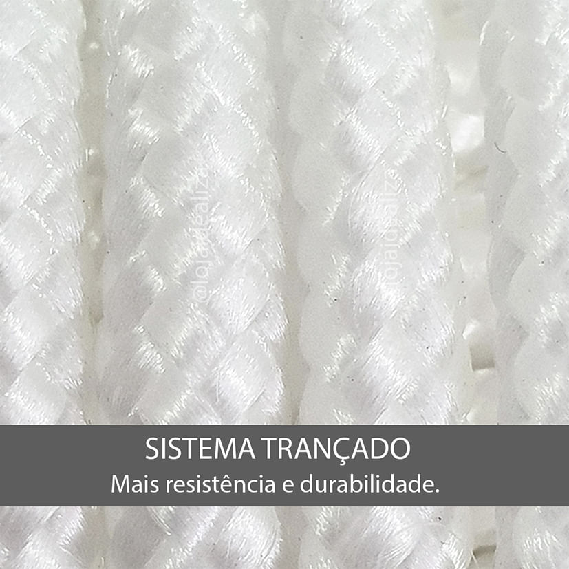 Corda De Varal De Teto Resistente Antimofo 20 Metros 3mm ME