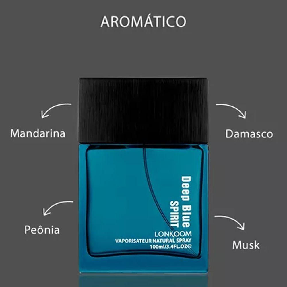 Perfume Deep Blue Spirit Lonkoom Edp Masculino 100ml