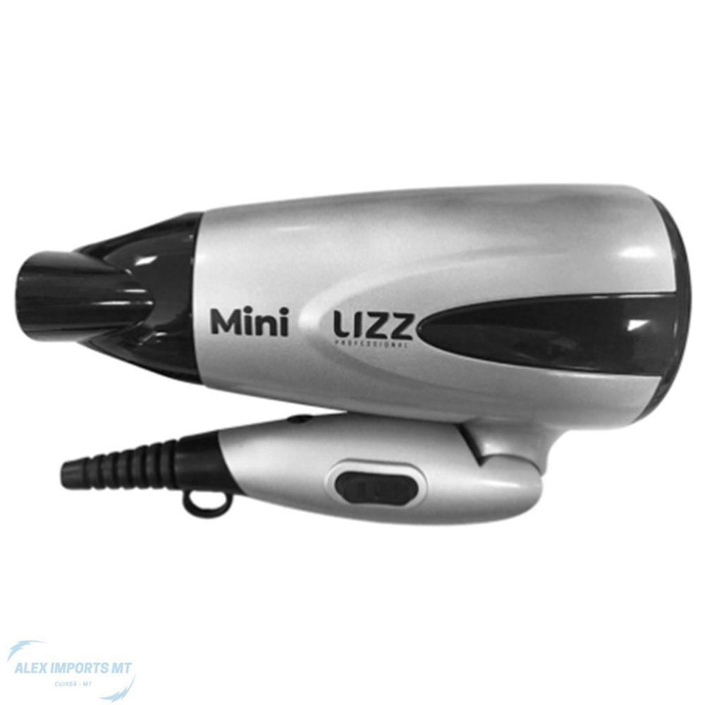 Secador De Cabelo Lizz Mini Dobrável Portatil Bivolt