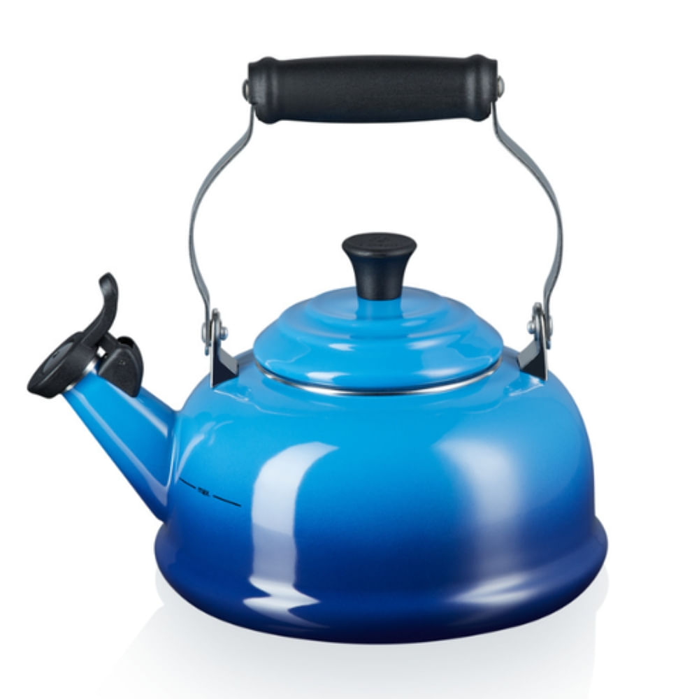 CHALEIRA TRADICIONAL 1,6L LE CREUSET COM APITO  - Azure Blue