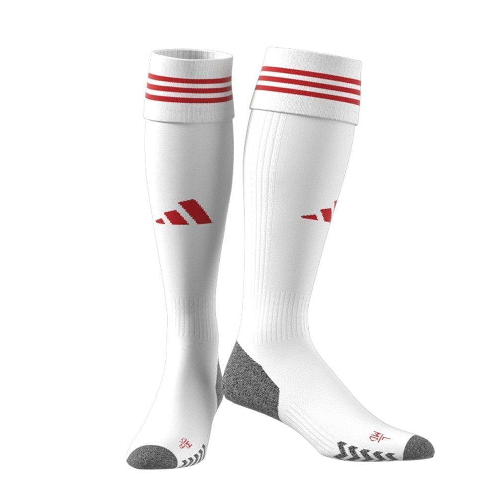 Meião Adidas Adisock 23 43-45 / Branco e Vermelho