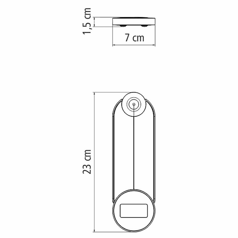 Balança Digital Dobrável para Cozinha Tramontina Adatto 5kg em Aço Inox Inox