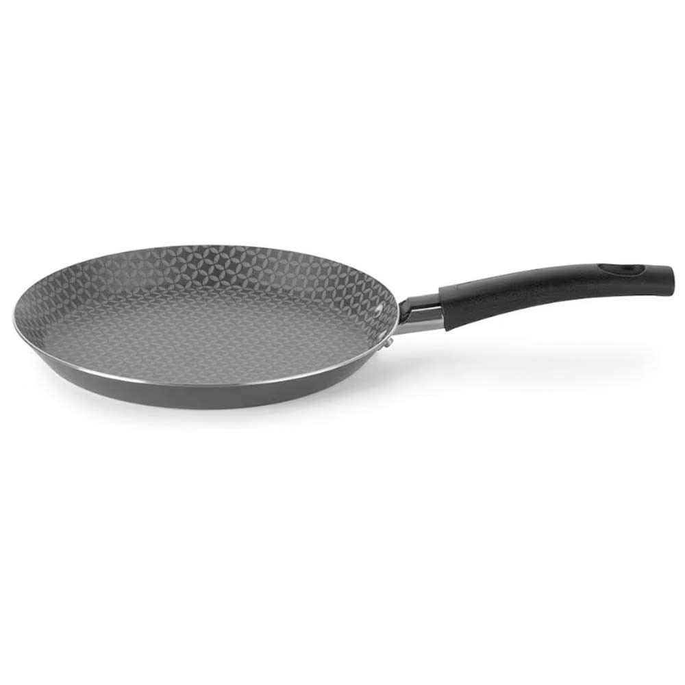 Crepeira e Panquequeira Multiflon Gourmet Antiaderente Ultra 7 Preta 18 cm