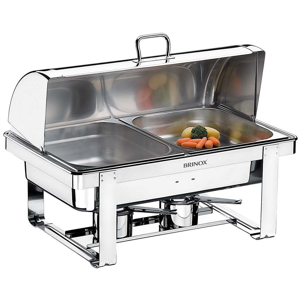 Chafing Dish Savoy com 1 Cuba 1099201 4 Peças Brinox Alumínio