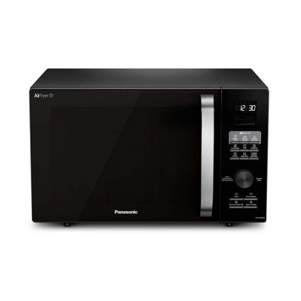 Forno Microondas 4 Em 1 Panasonic 30L Preto - NN-CD89NBRU 127V