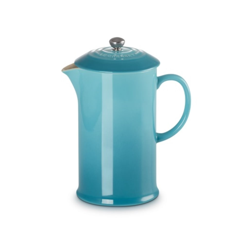 PRENSA LE CREUSET FRANCESA PARA CAFÉ EM CERÂMICA AZUL CARIBE 91028200490000