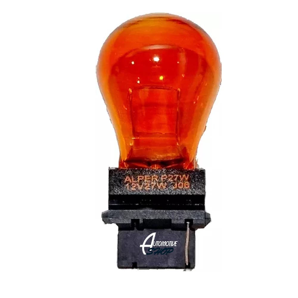 Lampada 3156 W2.5/16d 12V 27W Um Polo Halogena Ambar