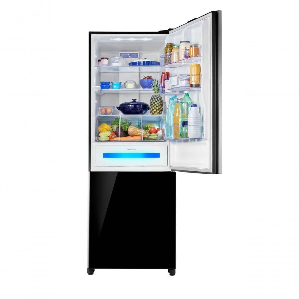 Geladeira Panasonic Frost Free 480L A+++ Black Glass NR-BB71GVFB 220V