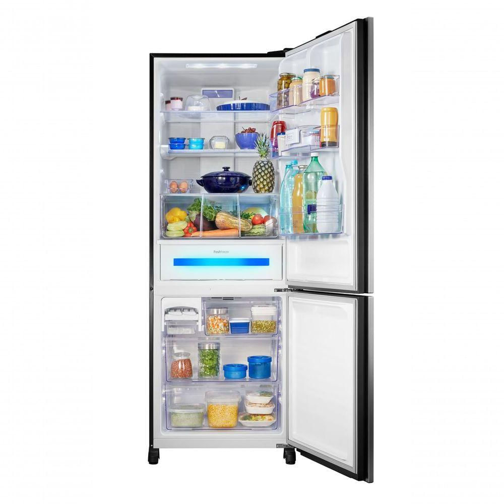 Geladeira Panasonic Frost Free 480L A+++ Black Glass NR-BB71GVFB 220V