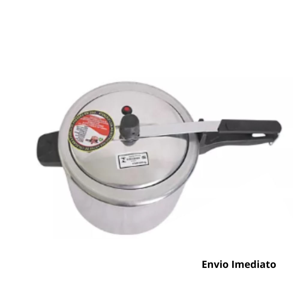 Panela De Pressão 26 Cm 7 Litros Roque Alumínio Polido